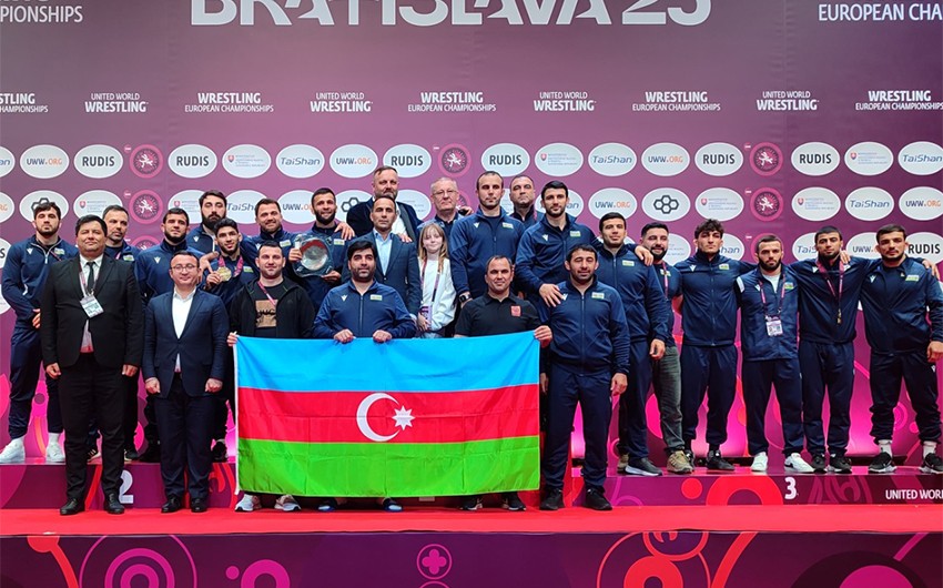 Yunan-Roma güləşi millimiz Avropa çempionu oldu
